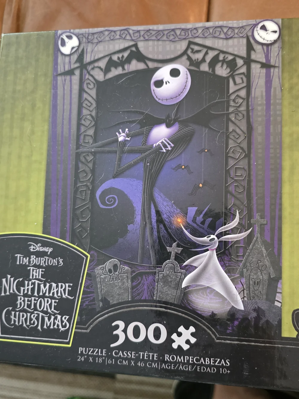 2 Disney Tim Burton's Nightmare Before Christmas 300 Piece Puzzle Bundle Posters